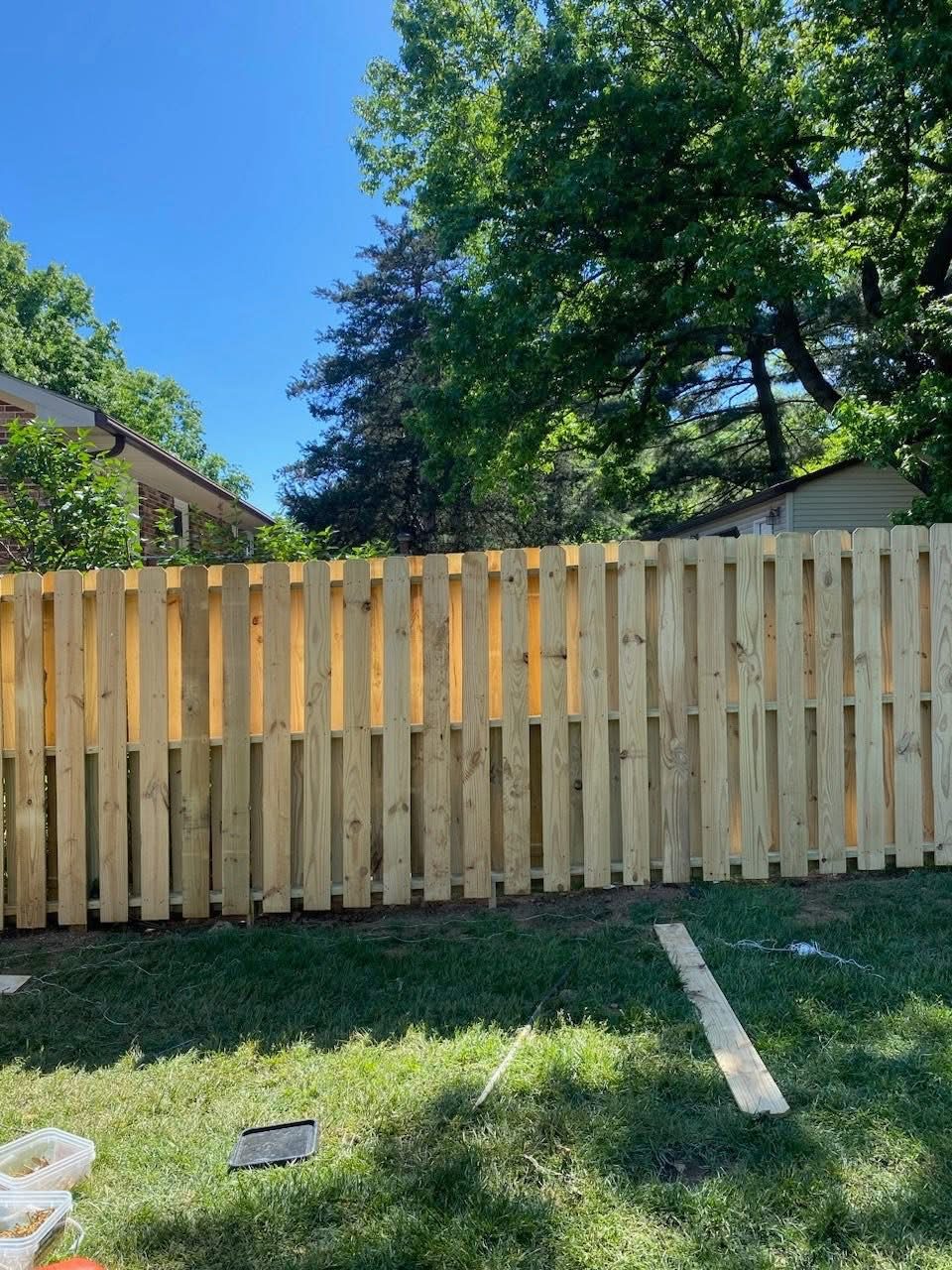 Wood privacy fence — S&S Fencing project 4