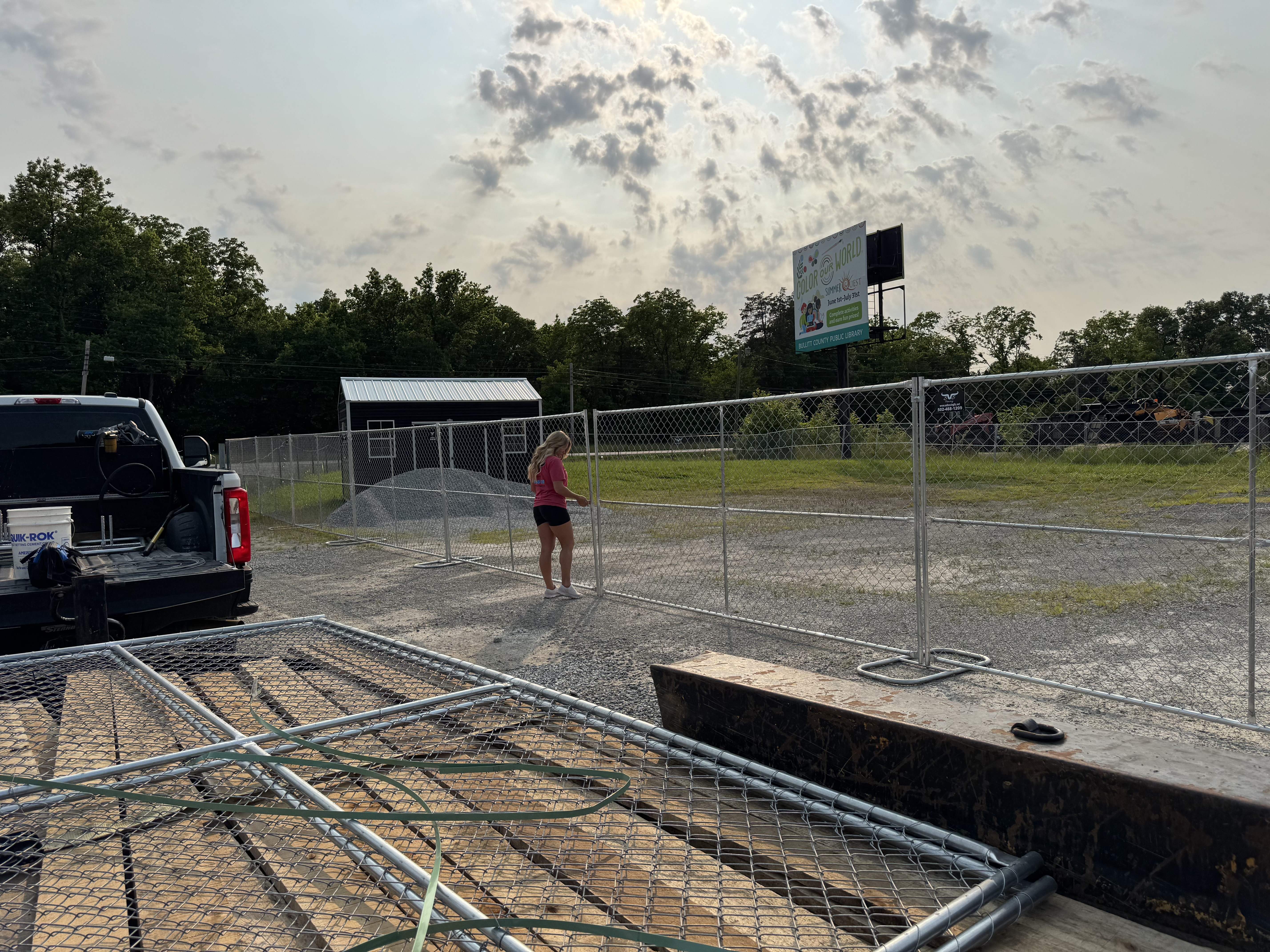 Temporary construction fencing Louisville KY