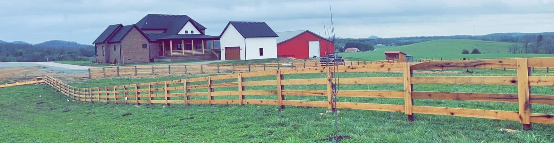 Kentucky 4-board farm fence — S&S Fencing project 1